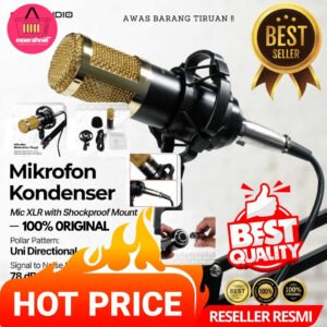 Mikrofon Kondenser XLR Condenser Mic Cardioid Studio - [MRH1]
