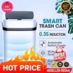 Tempat Sampah Pintar -13L Sensor Otomatis Tanpa Sentuh – [MRH1]