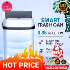 Tempat Sampah Pintar -13L Sensor Otomatis Tanpa Sentuh – [MRH1]