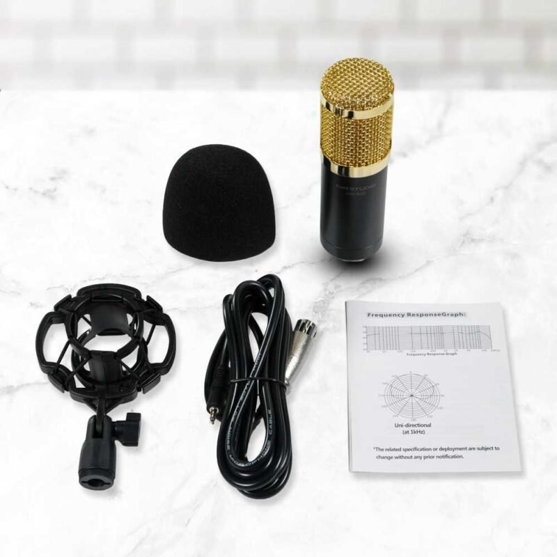 Mikrofon Kondenser XLR Condenser Mic Cardioid Studio - [MRH1] - Image 6