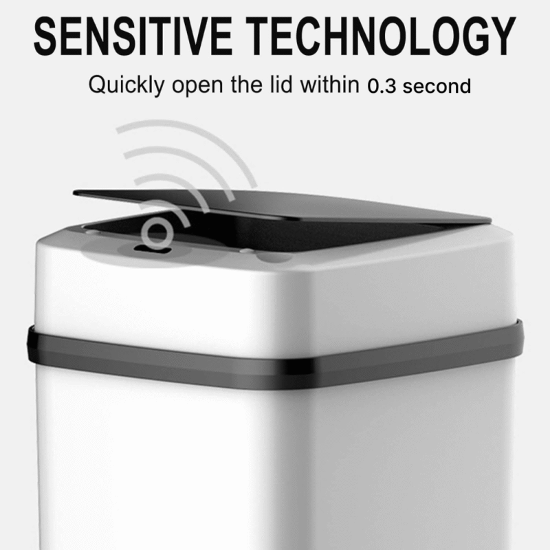 Tempat Sampah Pintar -13L Sensor Otomatis Tanpa Sentuh – [MRH1] - Image 6