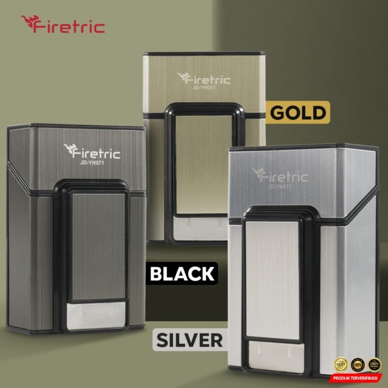 Firetric Focus Kotak Rokok Dan Korek Elektrik 20 Slot dengan Korek Elektrik Pyrotechnic – [MRH1] - Image 8