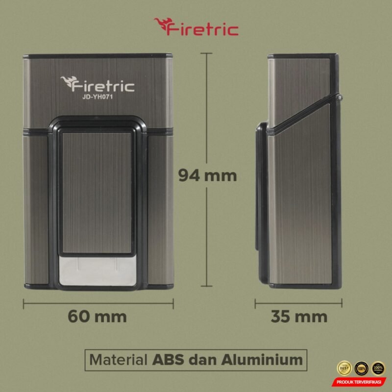 Firetric Focus Kotak Rokok Dan Korek Elektrik 20 Slot dengan Korek Elektrik Pyrotechnic – [MRH1] - Image 9
