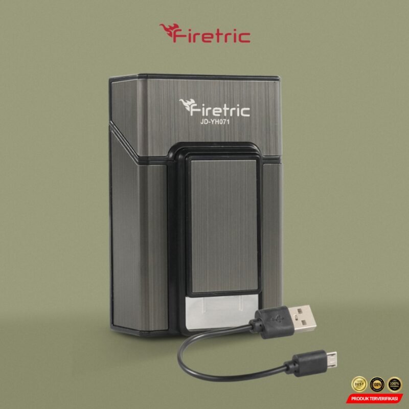 Firetric Focus Kotak Rokok Dan Korek Elektrik 20 Slot dengan Korek Elektrik Pyrotechnic – [MRH1] - Image 10