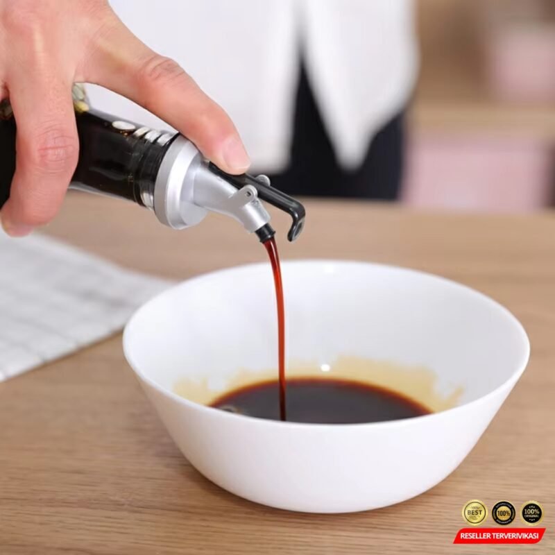 LeePourer Tutup Botol Minyak Olive Oil Vinegar Lock Plug Seal - Black [MRH2] - Image 7