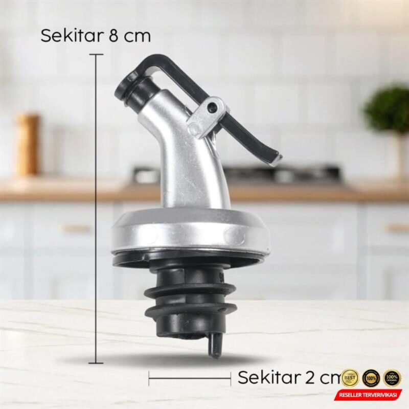 LeePourer Tutup Botol Minyak Olive Oil Vinegar Lock Plug Seal - Black [MRH2] - Image 8