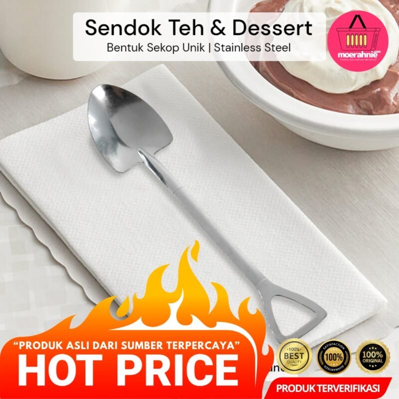 Sendok Teh Dessert Sekop