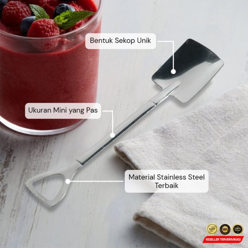 Sendok Teh Dessert Sekop