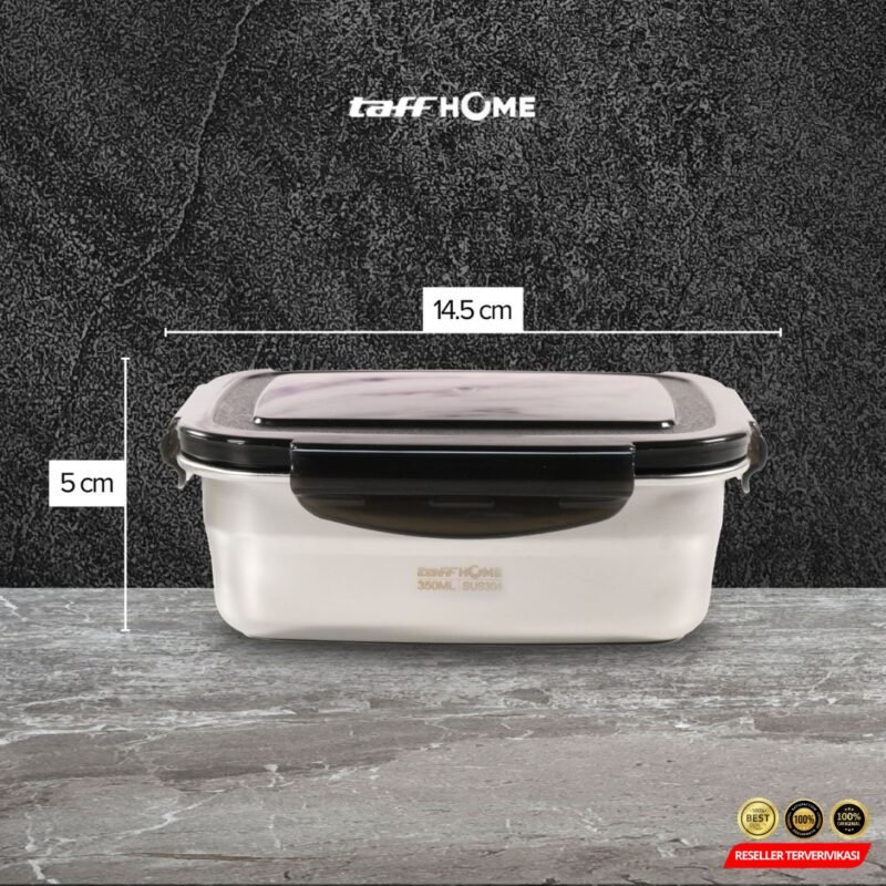 TaffHOME Kotak Makan Anti Tumpah Lunch Box Stainless Steel – [MRH2] - Image 10