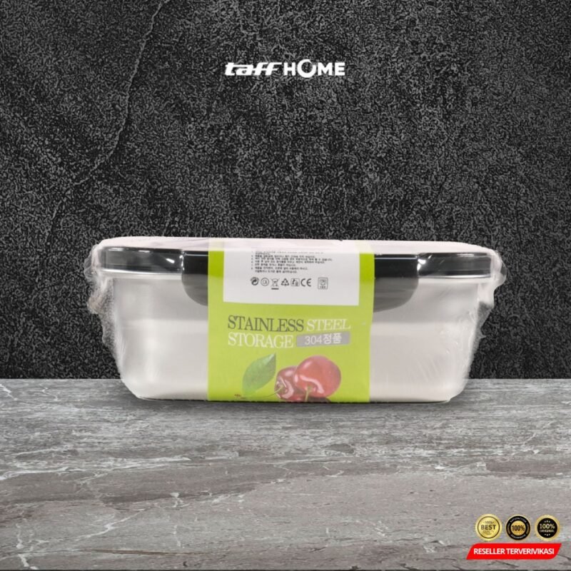TaffHOME Kotak Makan Anti Tumpah Lunch Box Stainless Steel – [MRH2] - Image 11