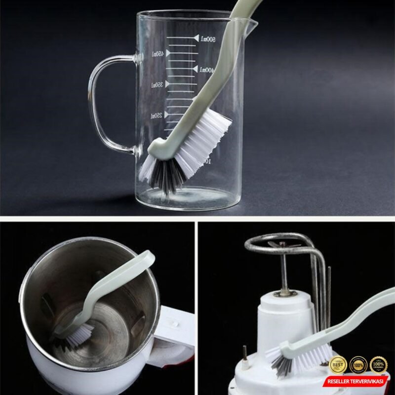 PERFFEE Sikat Pembersih Botol Gelas 90 Derajat Gagang Panjang - [White] - [MRH2] - Image 7
