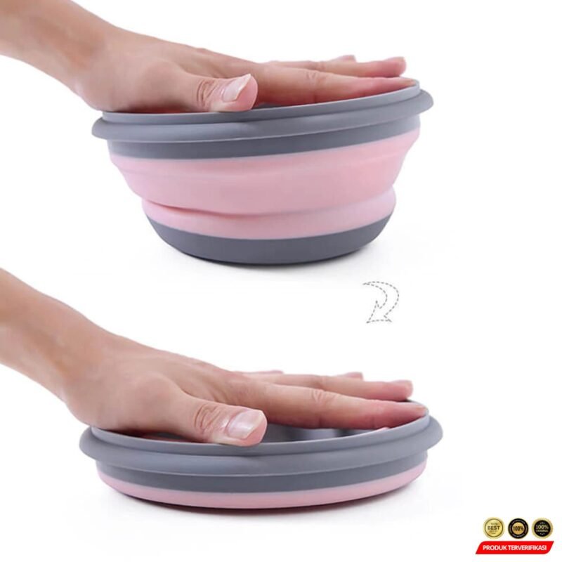 LORV Kotak Makan Lunch Box 3in1 Foldable Silicone – [MRH2] - Image 2