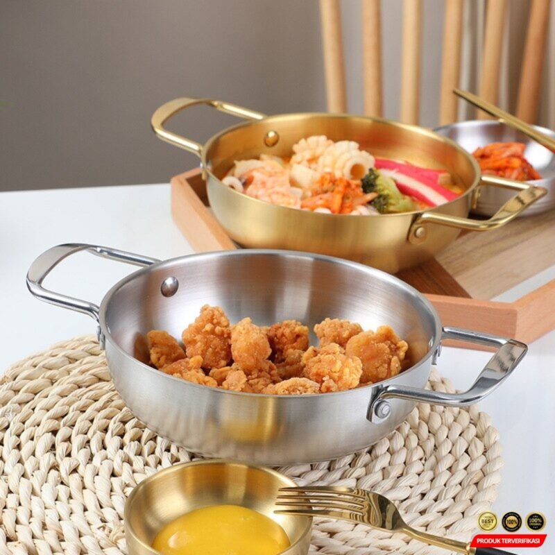 Corazon Panci Korea Noodle Pot Stainless Steel Anti Karat 19cm - Golden [MRH2] - Image 3