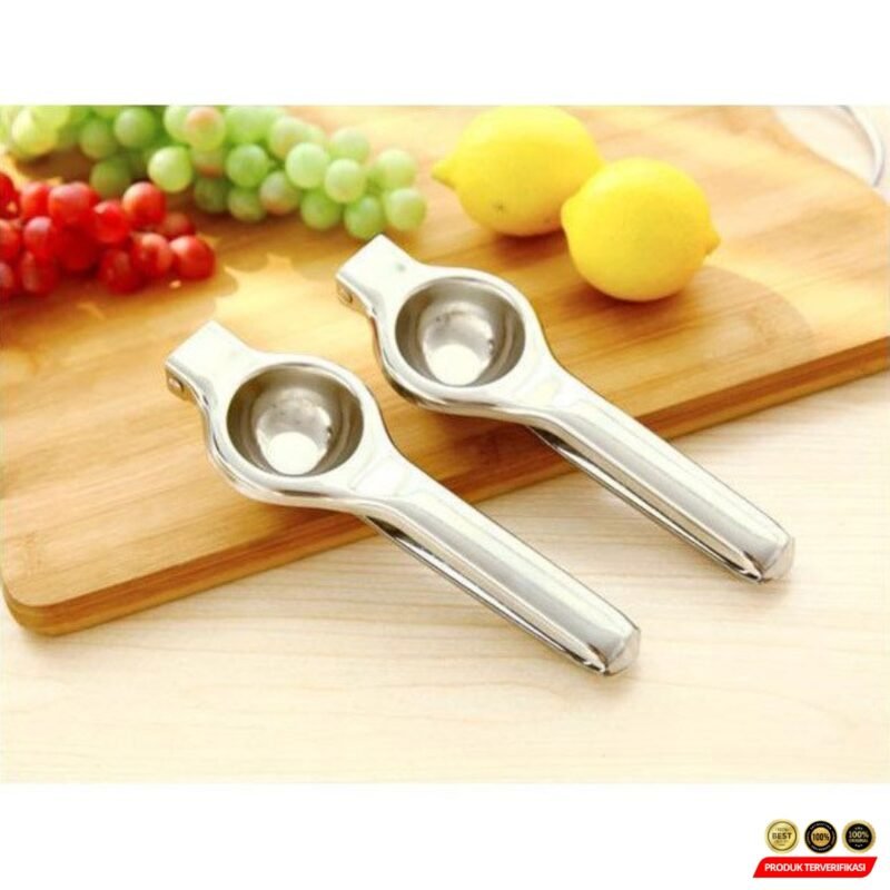 Jinmeiqi Alat Peras Jeruk Lemon Squeezer Pressed Clip Stainless Steel [MRH2] - Image 3