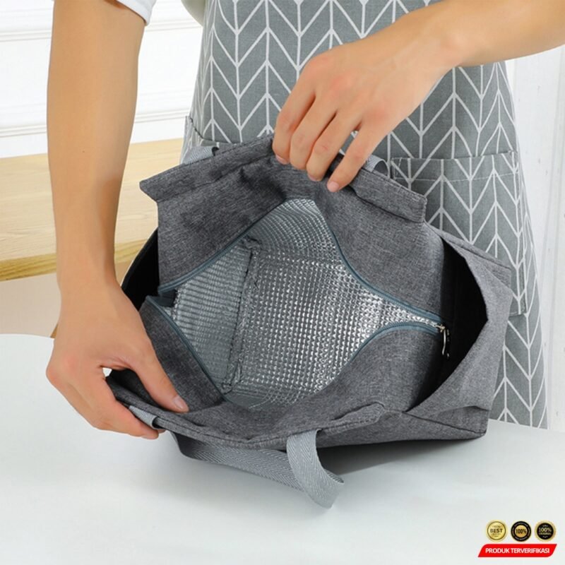 Tas Bekal Tahan Panas Dingin Aluminium Foil Insulated Bag – [MRH1] - Image 3