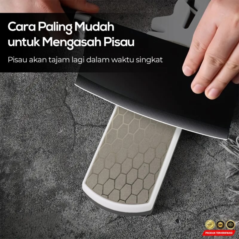 HCK Pengasah Pisau 5in1 Double Side Diamond Sharpening Knife – [MRH2] - Image 8