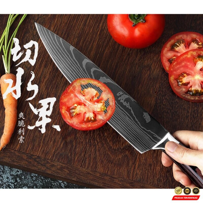 XITUO Pisau Dapur Serbaguna Stainless Steel 8 inci – [MRH2] - Image 5