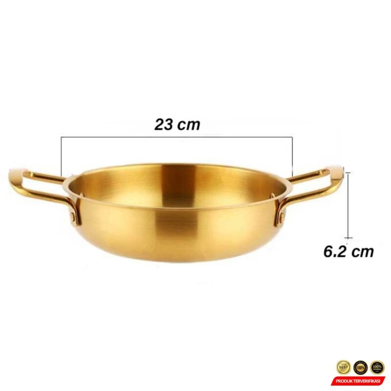 Corazon Panci Korea Noodle Pot Stainless Steel Anti Karat 25cm - Silver [MRH2] - Image 4
