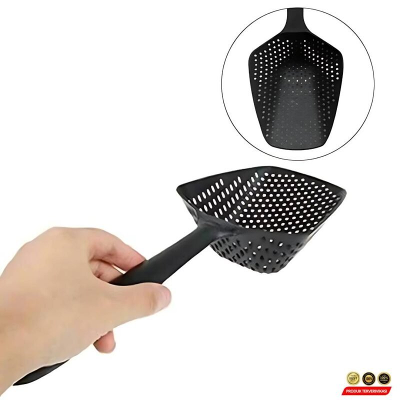 GLANYOMI Sendok Saringan Masak Dapur Tirisan Mie Skimmer Utensil - [MRH1] - Image 4