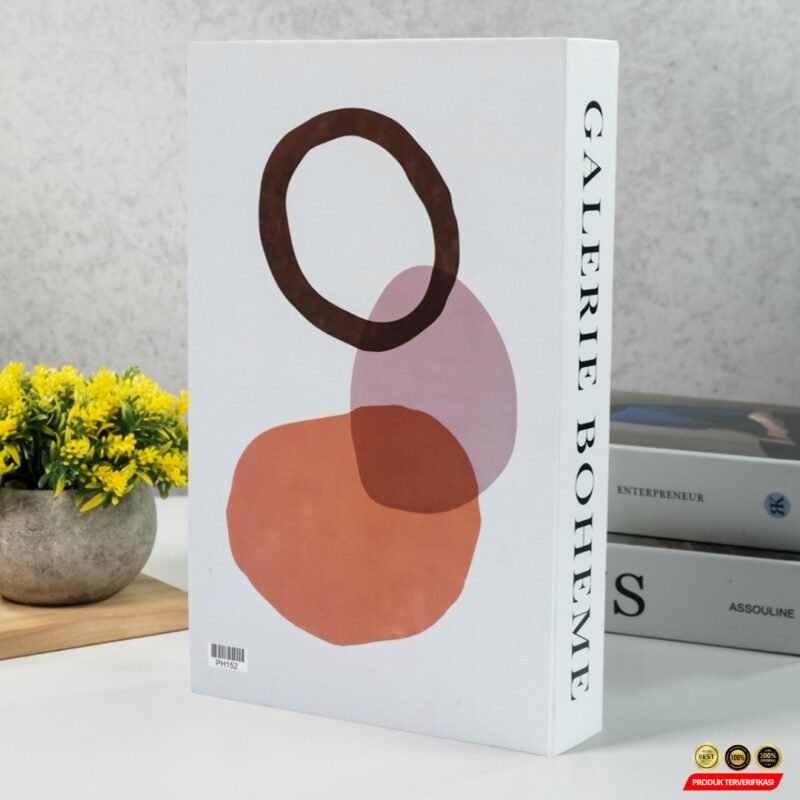 VILEAD Buku Pajangan Palsu Penyimpanan Barang Dummy Book Organizer Galerie - Multi-Color [MRH2] - Image 3