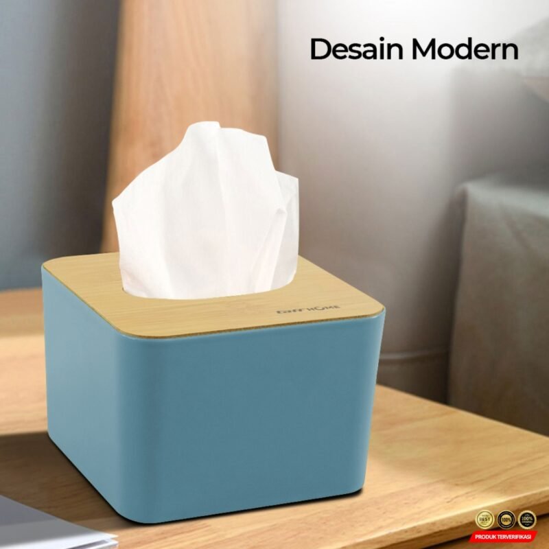 TaffHOME Kotak Tisu Kayu Multifungsi Wooden Tissue Box - [MRH2] - Image 3
