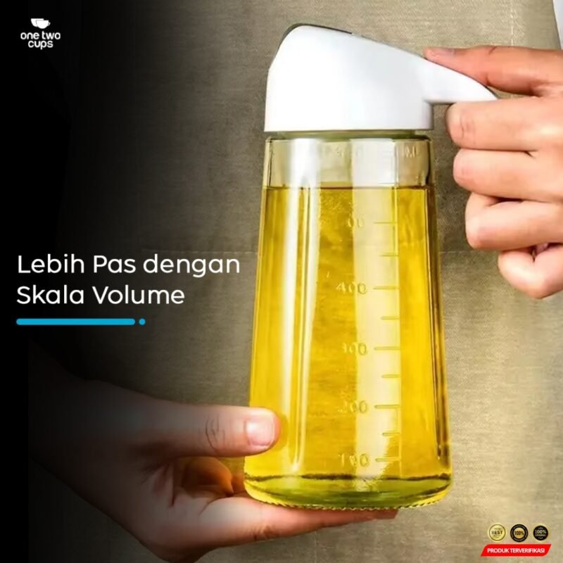 One Two Cups Botol Minyak Serbaguna Seasoning Glass Jar 630ml - [MRH2] - Image 3