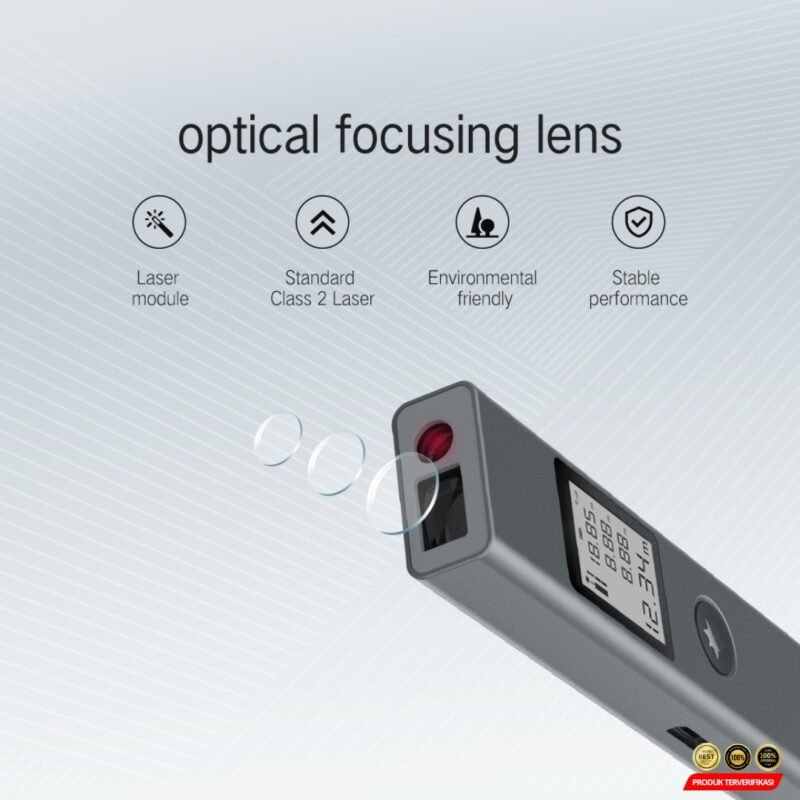 ATuMan Pengukur Jarak Laser Distance Meter Portable Rechargeable 30M - Gray - [MRH2] - Image 3