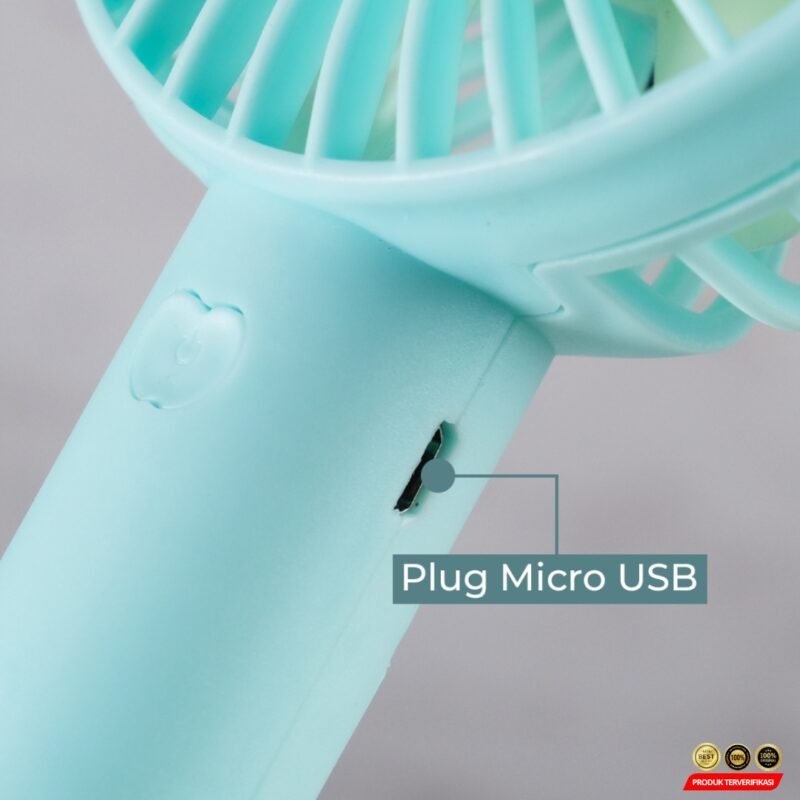 LivingSmart Kipas Angin Genggam Portable Handheld Mini Fan USB -White [MRH2] - Image 4
