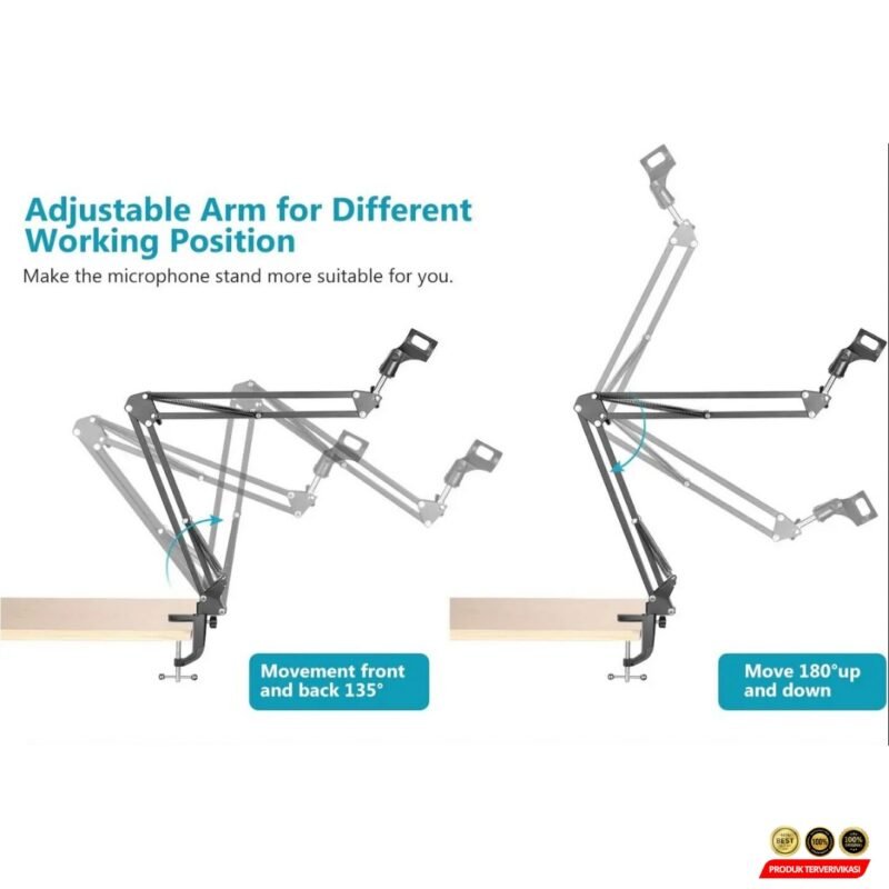 Arm Stand Suspensi Mikrofon