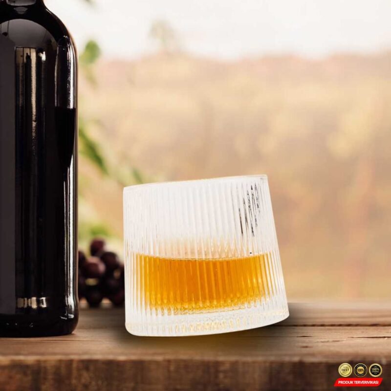 Gelas Whisky Crystal Spinning