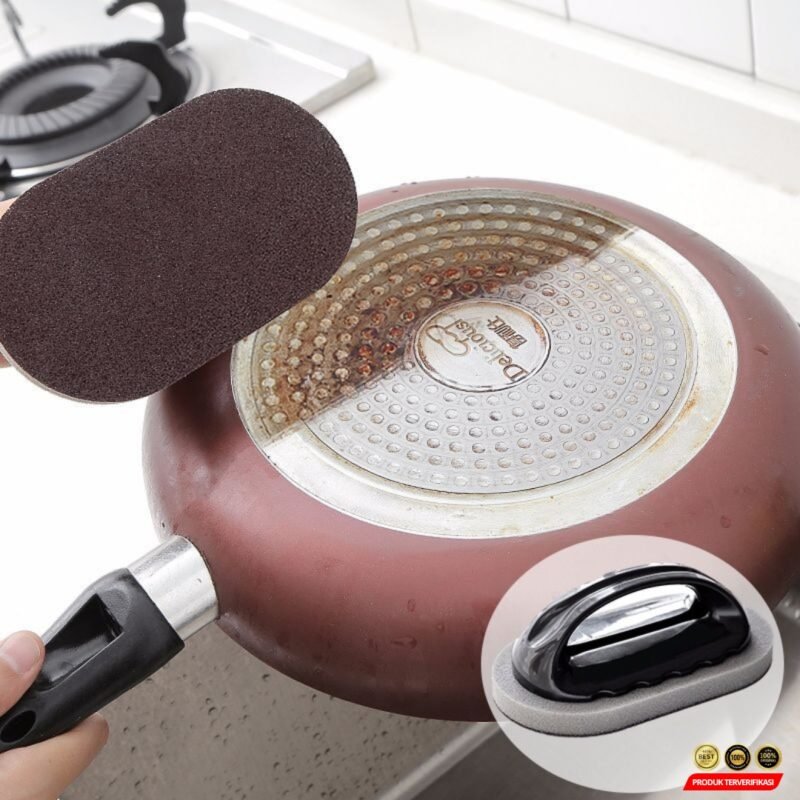 JGC Spons Pembersih Karat Nano Melamine Magic Sponge 9x100cm - Brown - [MRH2] - Image 4