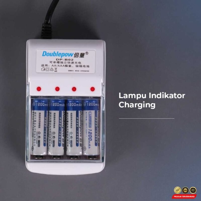 Charger Baterai Rechargeable 4 Slot AA AAA with AA 4 PCS - [MRH1]