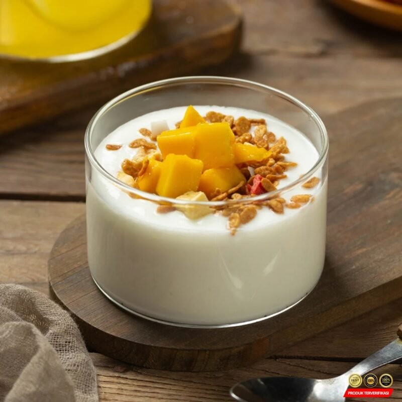 TinYi Gelas Kaca Aesthetic Pudding Es Krim Dessert Glass - Transparent - [MRH2] - Image 5