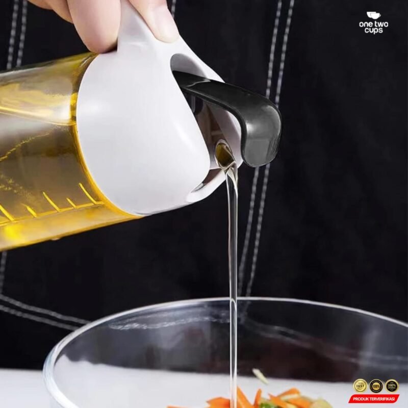 One Two Cups Botol Minyak Serbaguna Seasoning Glass Jar 630ml - [MRH2] - Image 5