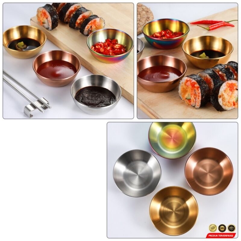 Mangkuk Bumbu Saos Stainless