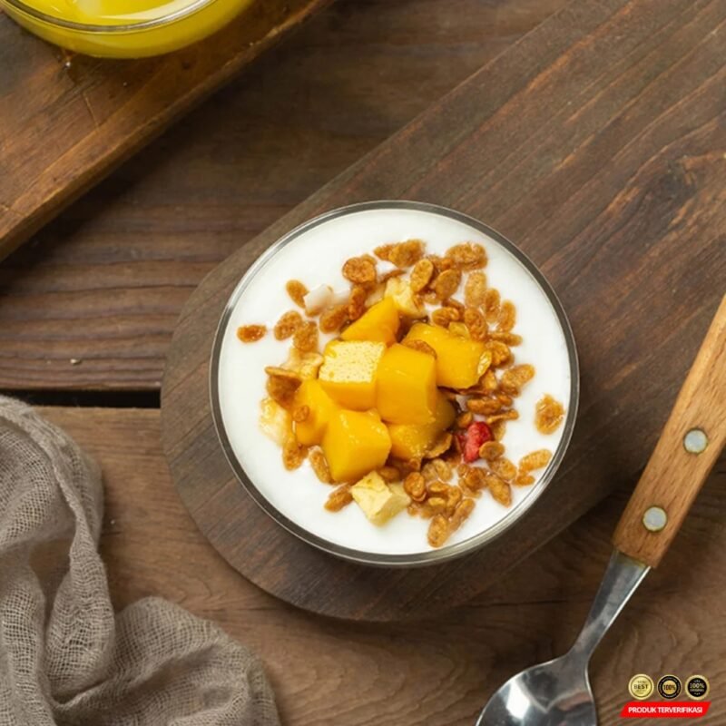 TinYi Gelas Kaca Aesthetic Pudding Es Krim Dessert Glass - Transparent - [MRH2] - Image 6