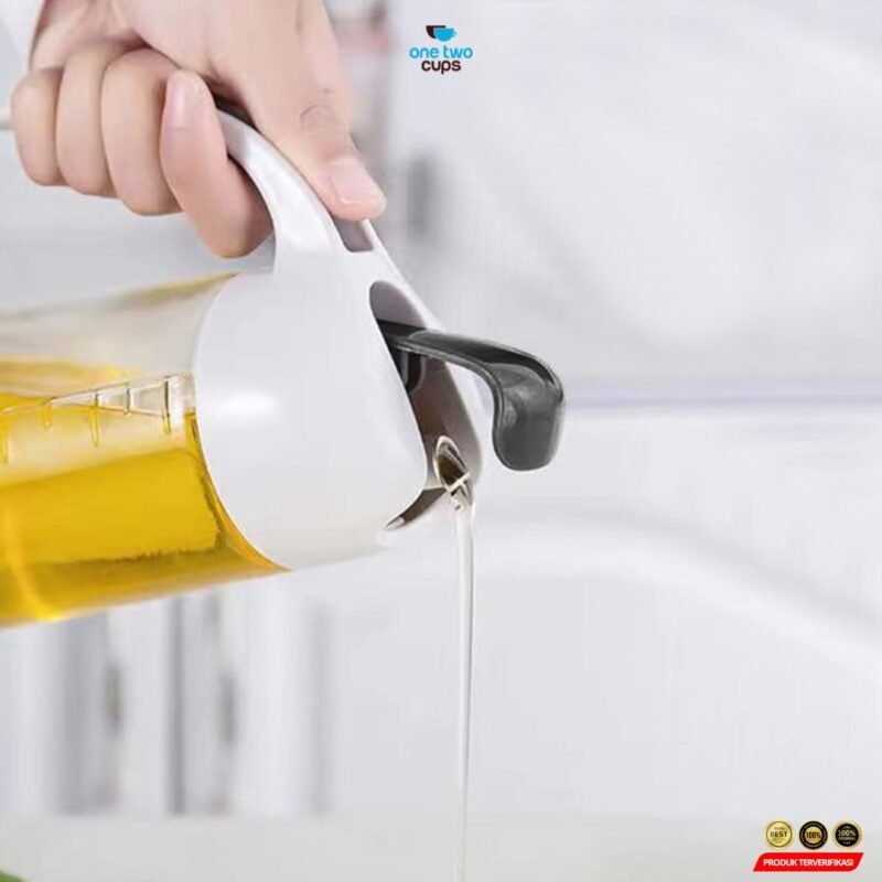 One Two Cups Botol Minyak Serbaguna Seasoning Glass Jar 630ml - [MRH2] - Image 6