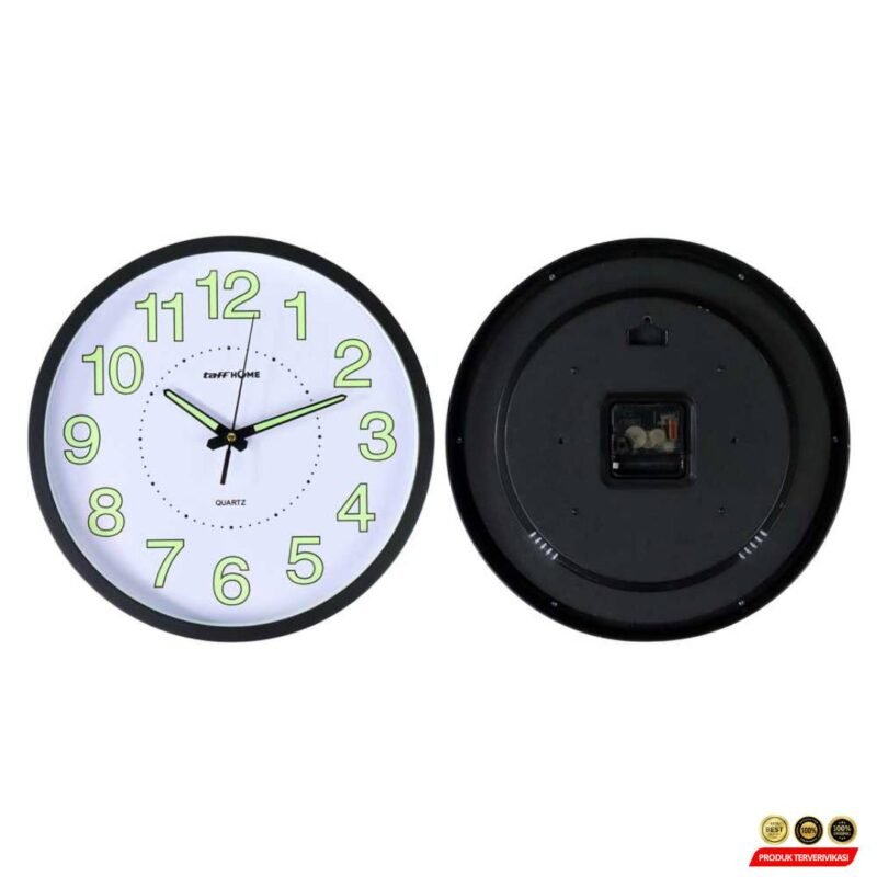 Jam Dinding Bulat Quartz
