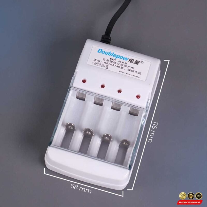 Charger Baterai Rechargeable 4 Slot AA AAA with AA 4 PCS - [MRH1]