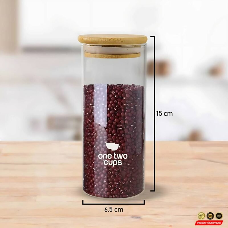 Toples Kaca Penyimpanan Makanan