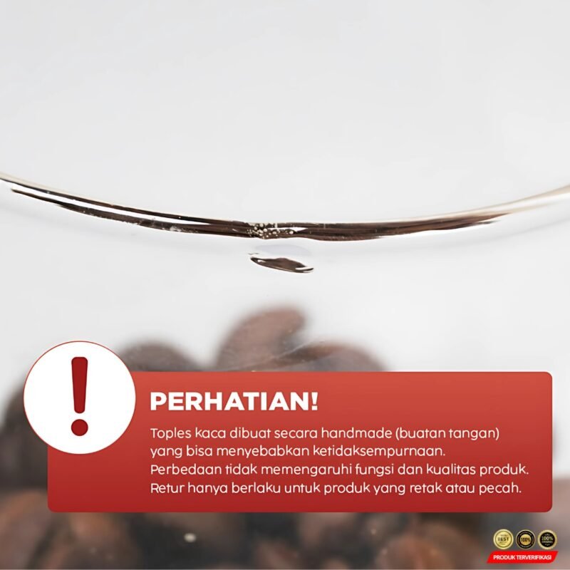 One Two Cups Toples Kaca Penyimpanan Makanan Kedap Udara Storage Jar 250ml - Transparent [MRH2] - Image 5
