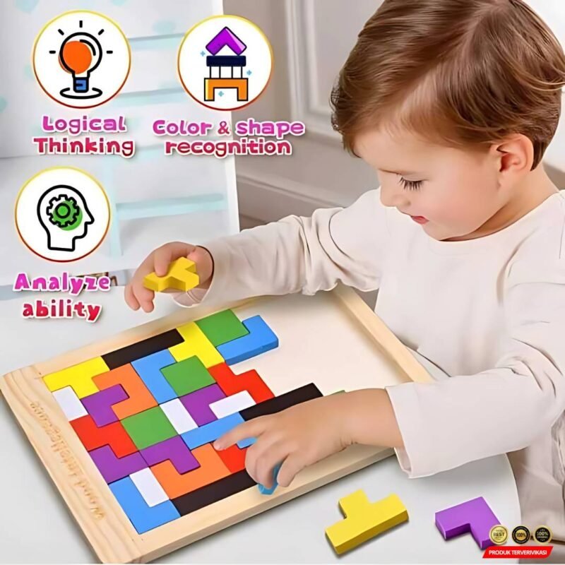 Mainan Puzzle Tangram