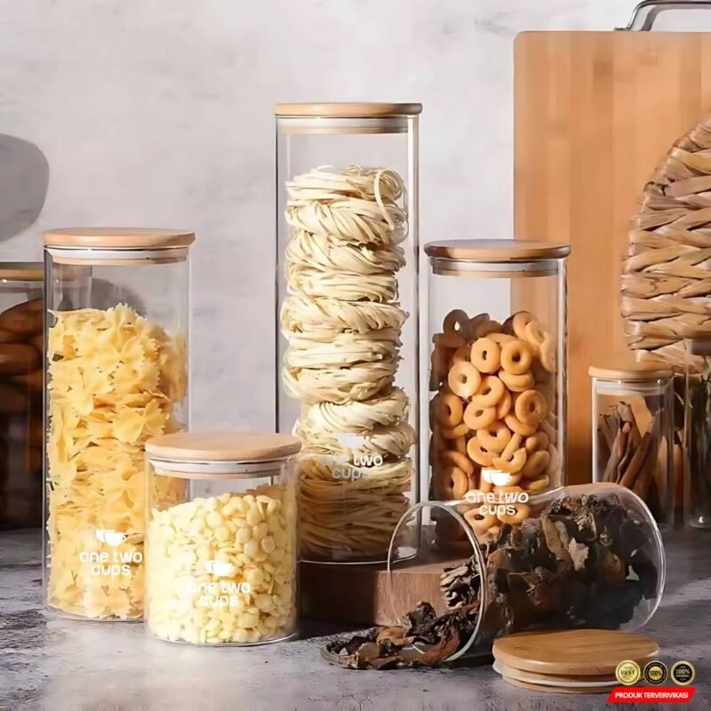 Toples Kaca Penyimpanan
