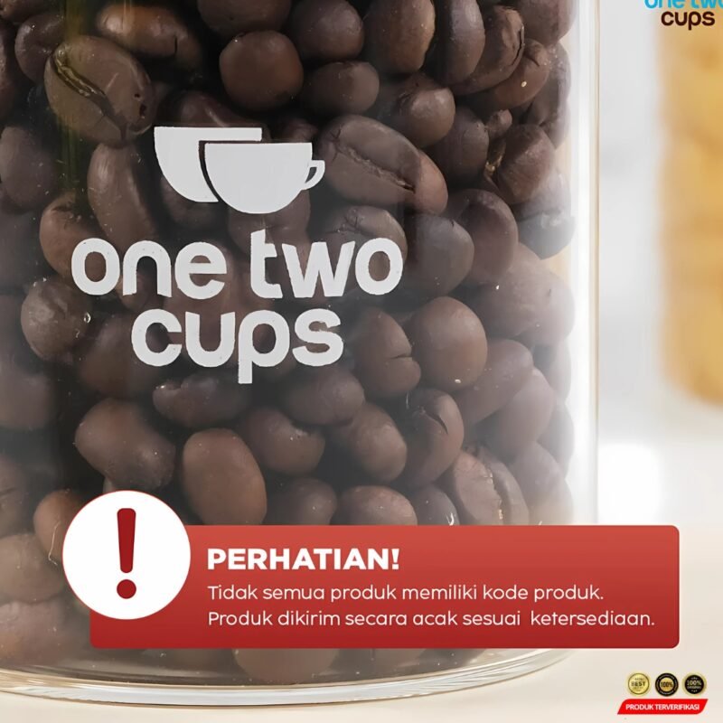 One Two Cups Toples Kaca Penyimpanan Makanan Kedap Udara Storage Jar 250ml - Transparent [MRH2] - Image 4