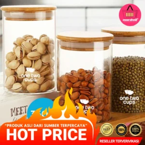 Toples Kaca Penyimpanan Makanan
