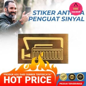 Stiker Antena Penguat Jaringan Booster Sinyal Smartphone