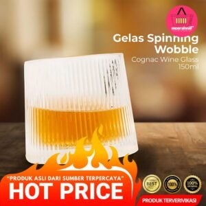 Gelas Whisky Crystal Spinning