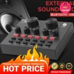 Bluetooth Audio USB External Live Broadcast Mic - [MRH1]