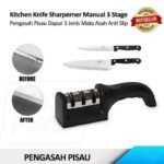 Cortex Alat Pengasah Pisau & Gunting 2 in 1 Asahan Pisau