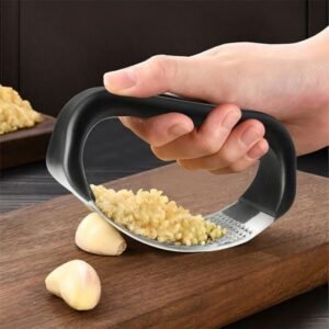 Parutan Alat Penghancur Bawang Putih Garlic Presser - [Black]